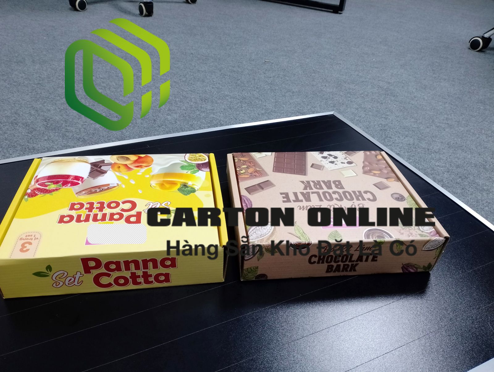 Làm thùng carton đựng bánh kẹo