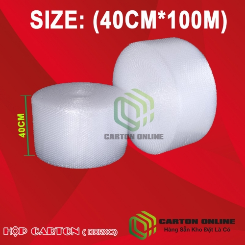 (40cm-100m)Cuộn Bong Bóng Khí - Màng xốp hơi - Xốp nổ - gói hàng chống sốc
