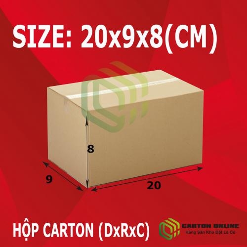 Thùng Carton 20x9x8 - Hộp Carton Giá Rẻ