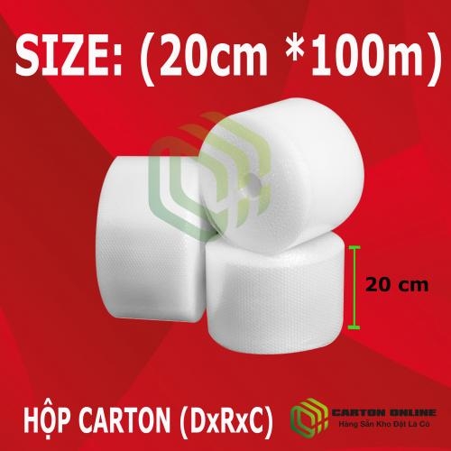 (20cm-100m)Cuộn Bong Bóng Khí - Màng xốp hơi - Xốp nổ - gói hàng chống sốc