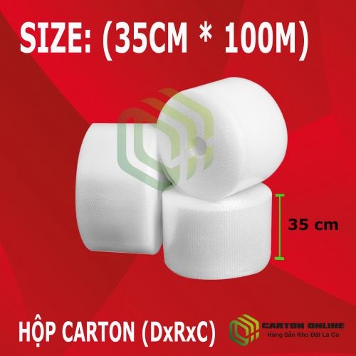 (35cm-100m)Cuộn Bong Bóng Khí - Màng xốp hơi - Xốp nổ - gói hàng chống sốc