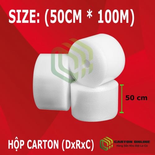 (50cm-100m)Cuộn Bong Bóng Khí - Màng xốp hơi - Xốp nổ - gói hàng chống sốc