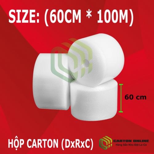 (60cm-100m)Cuộn Bong Bóng Khí - Màng xốp hơi - Xốp nổ - gói hàng chống sốc
